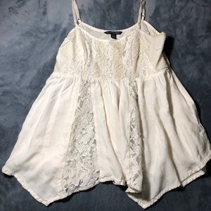 Lace American Eagle Tank Top